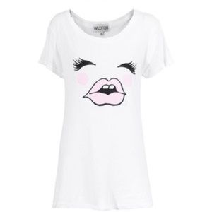 Wildfox Marie face tee shirt